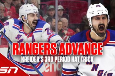 Kreider's 3rd Period Hat Trick Sends Rangers to the Eastern Conference Final
