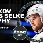 Aleksander Barkov reacts to winning Selke Trophy, previews ECF vs. Rangers | The Point