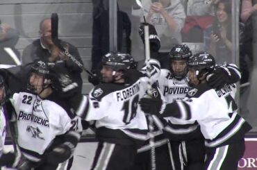 Kevin Rooney gives the Friars a 3-0 lead over Vermont