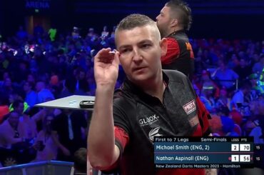 RIDICULOUS AVERAGES! | Aspinall v Smith | 2023 New Zealand Darts Masters