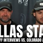 Wyatt Johnston & Peter DeBoer Revisit Dallas Stars Series Win vs. Colorado, GM6 Overtime Drama