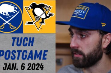 Alex Tuch Postgame Interview vs Pittsburgh Penguins (1/6/2024)