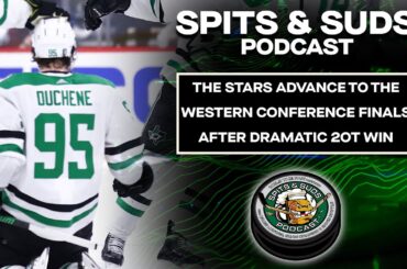 Stars Advance To The Western Conference Finals After DramaticDouble OT Win | Spits & Suds