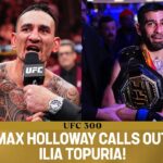 MAX HOLLOWAY IS THE BMF! Max Holloway knocks out Justin Gaethje! #UFC300 post-fight interview 😮‍💨