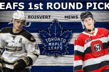 WHO DO THE TORONTO MAPLE LEAFS Pick in the 1st Round? 2024 NHL Draft