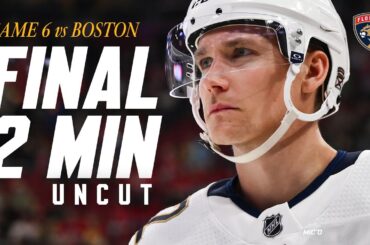 FINAL 2 MINUTES UNCUT | Panthers Eliminate Bruins in Boston