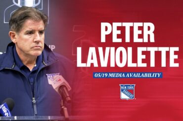 NYR Practice: Peter Laviolette Media Availability | May 19, 2024