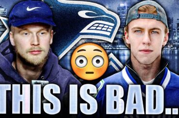 THIS IS GETTING REALLY CONCERNING FOR THE CANUCKS… ELIAS PETTERSSON STRUGGLES + JONATHAN LEKKERIMAKI