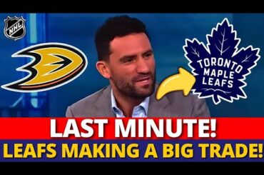 TRADE ALERT: LEAFS' STAR NEGOTIATING WITH THE DUCKS! CHECK IT OUT NOW! MAPLE LEAFS NEWS