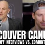 Rick Tocchet & Tyler Myers Discuss Vancouver Canucks vs. Edmonton Oilers Series Before Game 6