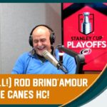Rod Brind’Amour is staying with the Carolina Hurricanes, so he joins the show!