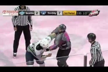 Keegan Kolesar vs Nolan Yaremko Feb 24, 2017