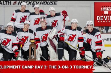 Devils Development Camp Day 3: Lenni Hameenaho, Chase Cheslock, Luke Rowe Discuss 3-on-3 Tournament