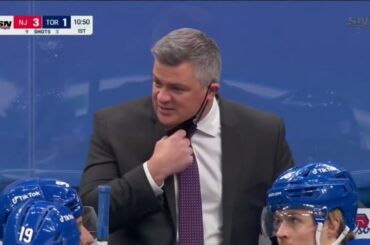 Jack Campbell pulled after allowing 3 goals in 9 SOG