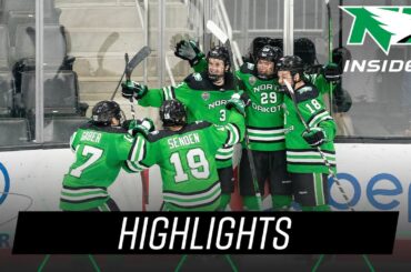 North Dakota Hockey | Highlights vs Denver | 12/04/2020