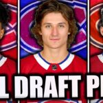 MONTREAL CANADIENS 2024 NHL DRAFT PLAN *REVEALED*…?
