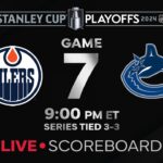 Live Scores and Updates: Vancouver Canucks vs. Edmonton Oilers Gm 7