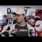Sebastian Aho speaks to the media recapping the 2023-2024 season / 18.05.2024