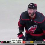 Evgeny Kuznetsov assists on Noesen's lucky goal after Varlamov's mistake in game 5 (30 apr 2024)