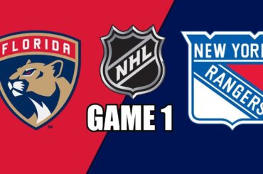New York Rangers vs Florida Panthers GAME 1 w/Superbman