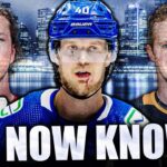 ELIAS PETTERSSON CONFIRMS INJURY: WE NOW KNOW WHAT HAPPENED