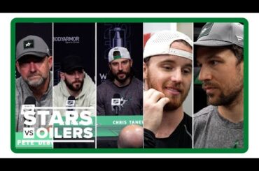 Stars vs. Oilers | Pete DeBoer, Tyler Seguin, Chris Tanev, Jake Oettinger, Alex Petrovic interview