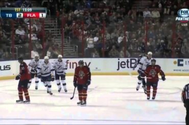 Alex Killorn First NHL Goal vs Panthers [Feb 16 2013]