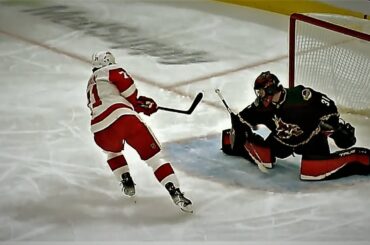 Dylan Larkin Beats Scott Wedgewood For The Opening Tally In The Desert