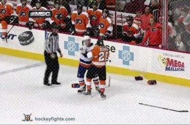 Dylan Reese vs Claude Giroux Jan 19, 2012