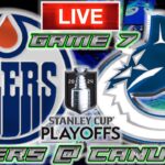 Edmonton Oilers vs Vancouver Canucks Game 7 LIVE Stream Game Audio | NHL Playoffs Streamcast & Chat