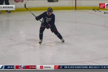 John Tortorella appreciates Patrik Laine putting in extra practice time | BLUE JACKETS LIVE PREGAME