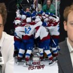 Cale Makar & Miles Wood After Overtime Comeback Win vs Stars in Game 1