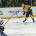 Viktor Arvidsson big slapshot vs Edmonton Oilers