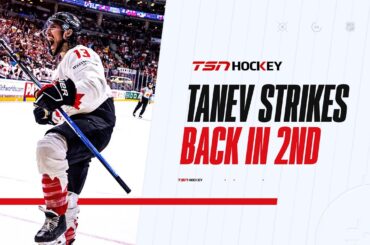 Tanev helps Canada cut the Swiss' lead in half