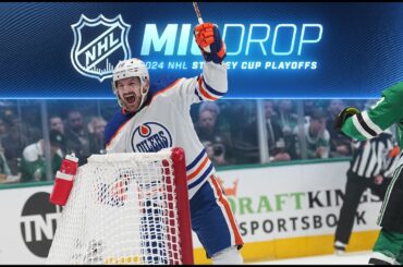 Oilers Get 2OT Win to Take 1-0 Series Lead in WCF | NHL Mic Drop | Oilers vs. Stars