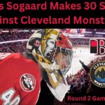 Mads Sogaard Makes 31 Saves Against Cleveland Monsters | Round 2 Playoff Highlights