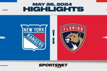 NHL Game 3 Highlights | Rangers vs. Panthers - May 26, 2024