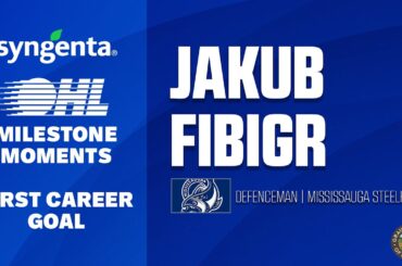 OHL Milestone Moments | Jakub Fibigr | First Career Goal
