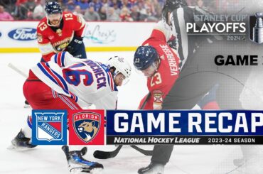 Gm 3: Rangers @ Panthers 5/26 | NHL Highlights | 2024 Stanley Cup Playoffs