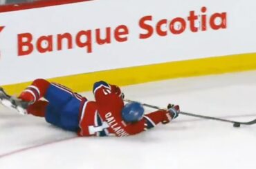 Brendan Gallagher feeds Pacioretty with spinning dish