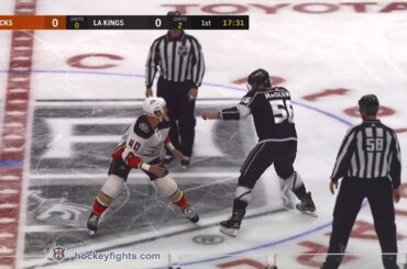 Jared Boll vs Kurtis MacDermid Jan 13, 2018