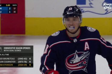 Cam Atkinson 1-2 Goal vs. Leafs (Oct. 4, 2019)