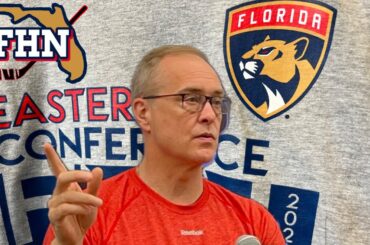 Paul Maurice, Florida Panthers Off Day Before Game 4 of ECF vs. New York Rangers