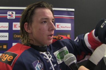 Kristián Kováčik (SVK) after 3–9 loss to Russia