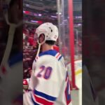 Chris Kreider gave his stick to a young Canes fan that was waiting by the tunnel… CLASS ACT ❤️