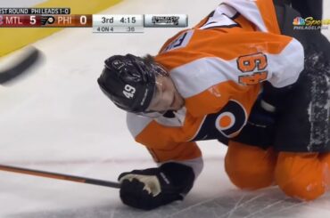 Joel Farabee Hit Below The Belt By Tomas Tatar