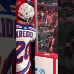 Chris Kreider Gifts a Young Canes Fan His Hockey Stick ❤️❤️❤️🏒