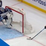 Connor Hellebuyck Recovers After Huge Error, Then Brandon Tanev Silences Blues' Fans
