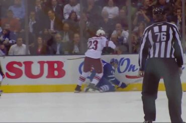 Oliver Ekman-Larsson hits Joffrey Lupul [HD]