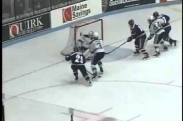 RUHWEDEL'S LATE GOAL GIVES UMASS LOWELL 4-3 WIN AT MAINE